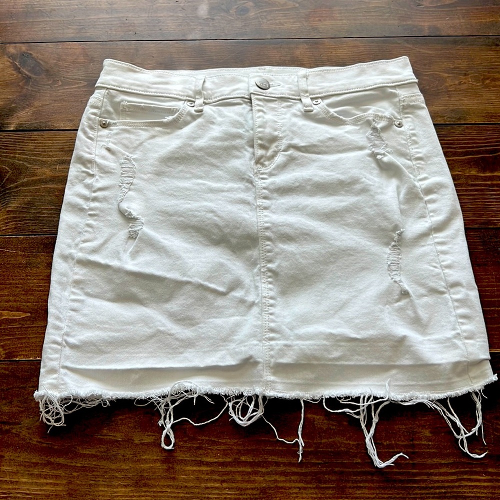 Loft denim skirt